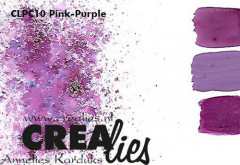 Crealies Pigment Colorzz Pulver - Pink / Lila