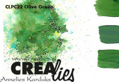 Crealies Pigment Colorzz Pulver - Olivgrün