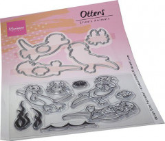 Clear Stamps and Die Set - Elines Animals Otter