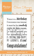 Clear Stamps - Song: Today is a birthday (ENG)