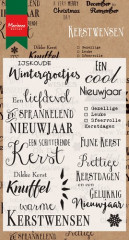 Clear Stamps - Winter en nieuwjaarswensen (NL)