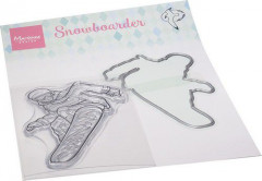 Clear Stamp and Die Set - Hettys Snowboarder