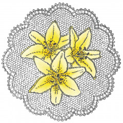 Cling Stamps - Lilies