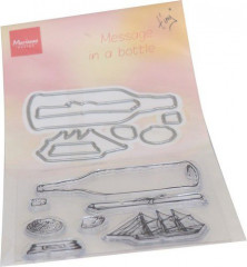 Clear Stamps and Die Set - Message in a Bottle
