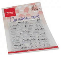 Clear Stamps - Christmas Mail by Marleen (ENG)