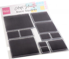Clear Stamps Colorful Silhouette - Basic Quadrate