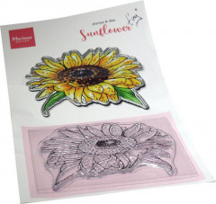 Clear Stamps and Dies Set - Tinys Flowers Sonnenblume