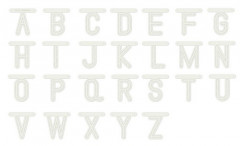 Dutch Stencil Art - Alphabet A-Z