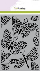 CraftEmotions Mask Stencil - chmetterling gross