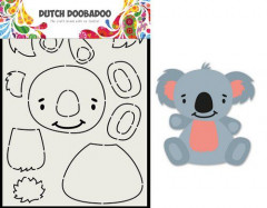 Dutch Card Art Schablone - Built up Koala