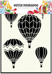 Dutch Mask Art Schablone - Luftballons multi