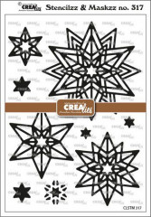 Crealies Stencilzz Maskzz - Rosette Sternenlicht