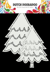 Dutch Card Art - Weihnachtsbäume 2 Set