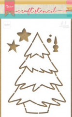 Craft Stencil - Weihnachtsbaumschablone von Marleen