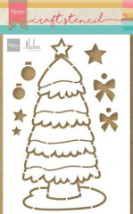 Craft Stencil - Weihnachtsbaum by Marleen