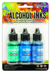 Alcohol Ink Kit - Teal Blue Spectrum