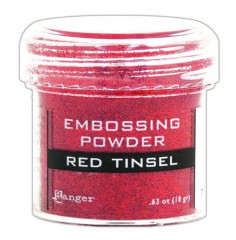 Embossing Pulver - Red Tinsel