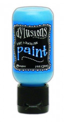 Flip Cap Bottle Dylusions Paint - Blue Hawaiian
