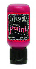 Flip Cap Bottle Dylusions Paint - Cherry Pie