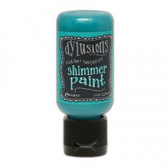Dylusions SHIMMER Paint - Vibrant Turquoise