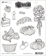 Dylusions Cling Stamps - Bake It Yourself