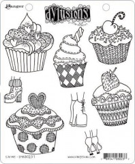 Dylusions Cling Stamps - Eat me