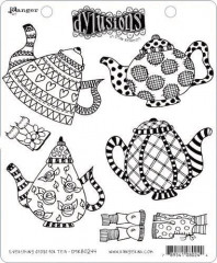 Dylusions Cling Stamps - Everything Stops for Tea