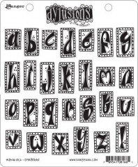 Dylusions Cling Stamps - Alphablock