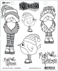 Dylusions Cling Stamps - Christmas Just Robbin Along