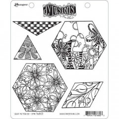 Dylusions Cling Stamps - Quilt As You Go