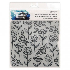Simon Hurley Cling Stamps - Background Crazy Daisies
