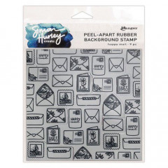 Simon Hurley Cling Stamps - Background Happy Mail