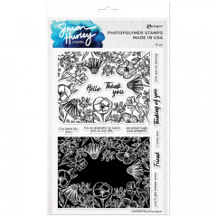 Simon Hurley Clear Stamps - Bold Bouquet