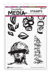 Cling Stamps Dina Wakley Media - Seeing is Believing