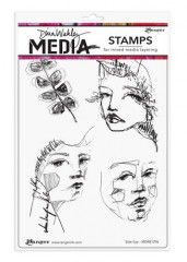 Cling Stamps Dina Wakley Media - Side Eye