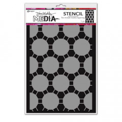 Dina Wakley Media Stencil - Connected Dots