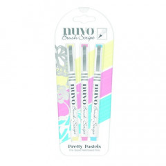 Nuvo Brush Script Pens - Pretty Pastel