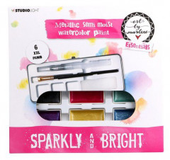 Art By Marlene Watercolor Painting Set - Sparkly and Bright