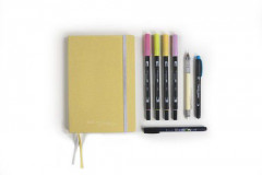 Tombow Creative Journaling Kit Pastell - Pastellgelb
