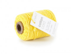 Kordel Baumwolle - gelb