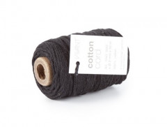Kordel Baumwolle - schwarz