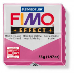Fimo Effect - transparent rubinquarz