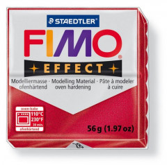 Fimo Effect - metallic rubinrot