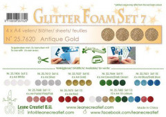 LeCrea Glitter Foam A4 - Antikes Gold
