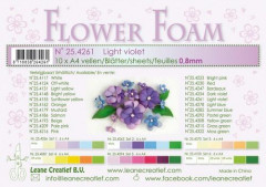 LeCrea Flower Foam Blätter - Hellviolett