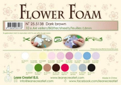 LeCrea Flower Foam - Dunkel braun