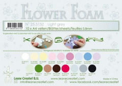 LeCrea Flower Foam - Hell grau