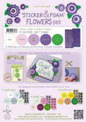 LeCrea - Sticker and Foam Blume Set 1
