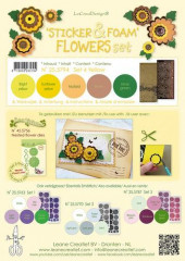 LeCrea - Sticker and Foam Blume Set 4
