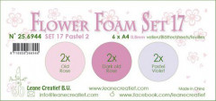 LeCrea Flower Foam Set 17 - Pastel Farben 2